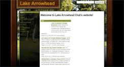 Desktop Screenshot of lakearrowheadclub.com