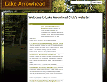 Tablet Screenshot of lakearrowheadclub.com